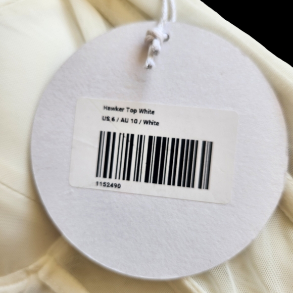 NWT Princess Polly Bustier Corset Top Ivory/White Mesh Boned Festival Top Size 6 - Picture 8 of 13